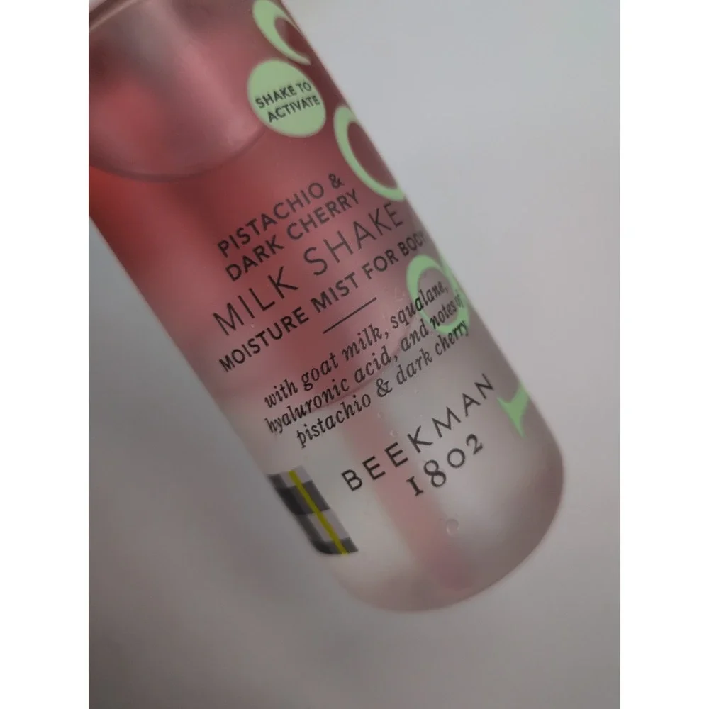 NEW🥰Beekman 1802 Juicy Milk Shake Moisture Mist Body Pistachio/Dark Cherry 2oz